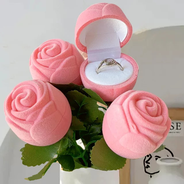 Herz-Liebes-Halskette mit Rosenblüten, Silber, Zirkonia, Damen - Bild 1
