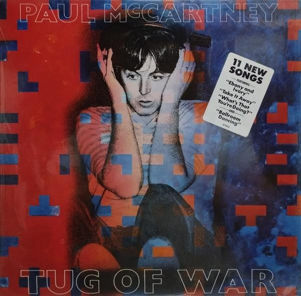 Paul McCartney Tug Of War LP Schallplatte Columbia 1982 US Rock Grau - Bild 1