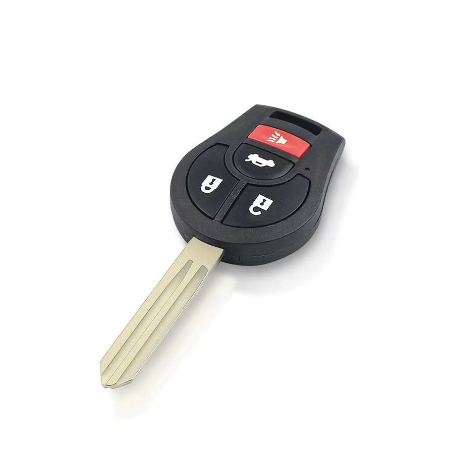 Keyyou Fernbedienung Autoschlüssel für Nissan Sylphy Juke Rogue Micra Qashqai Altima Maxima Sentra Versa mit 46 Chip CWTB1U751, Schwarz - Bild 2