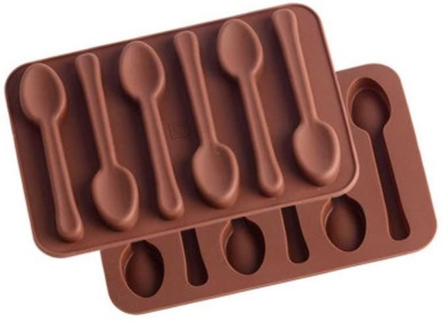 STEL ORA Silikon Gitterform für Schokolade und Kuchen, 2er Set, Mehrfarbig - Bild 1