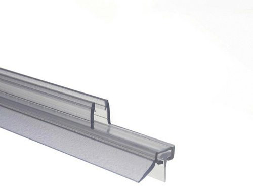 Schulte MasterClass Wasserabweisprofil transparent B: 6 cm, H: 2,35 cm - Bild 1