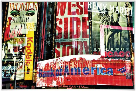 WIZARD+GENIUS XXL Poster Stadtmotiv in Bunt, B/H: 175 x 115 cm - Bild 1
