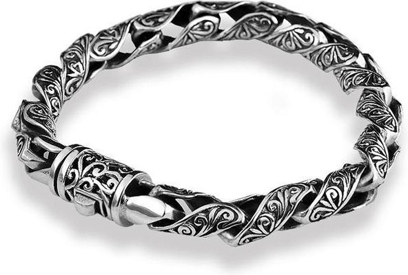 POMOiii Armband, 925 Silber, Vintage, 19cm, Unisex - Bild 1