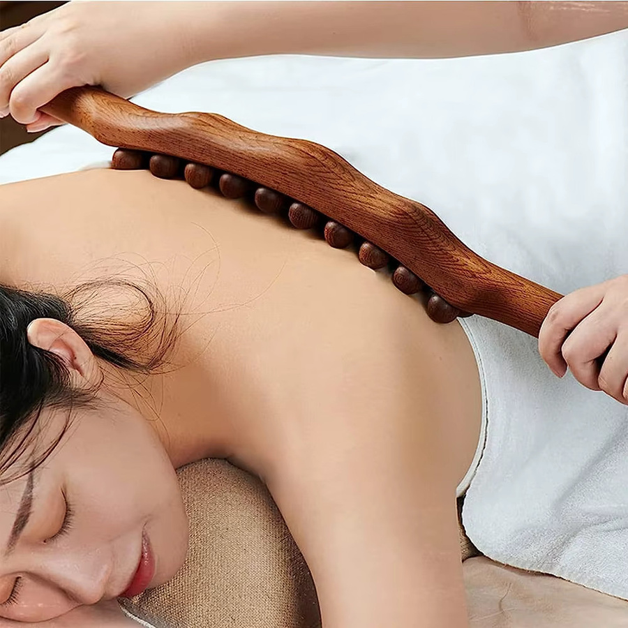 STAWHO Holztherapie-Massageroller, Handmassagestab, Unisex - Bild 4