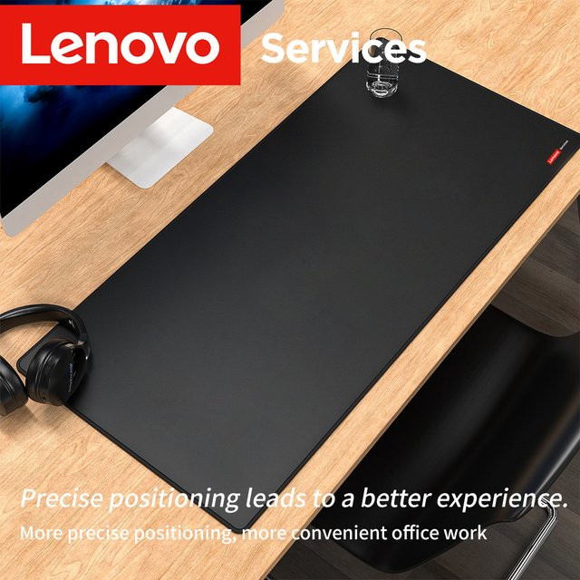 Lenovo E-Sports Gaming-Mauspad in Schwarz, extra dick und schmutzabweisend als Schreibtischunterlage für Computer und Tastaturen - Bild 1