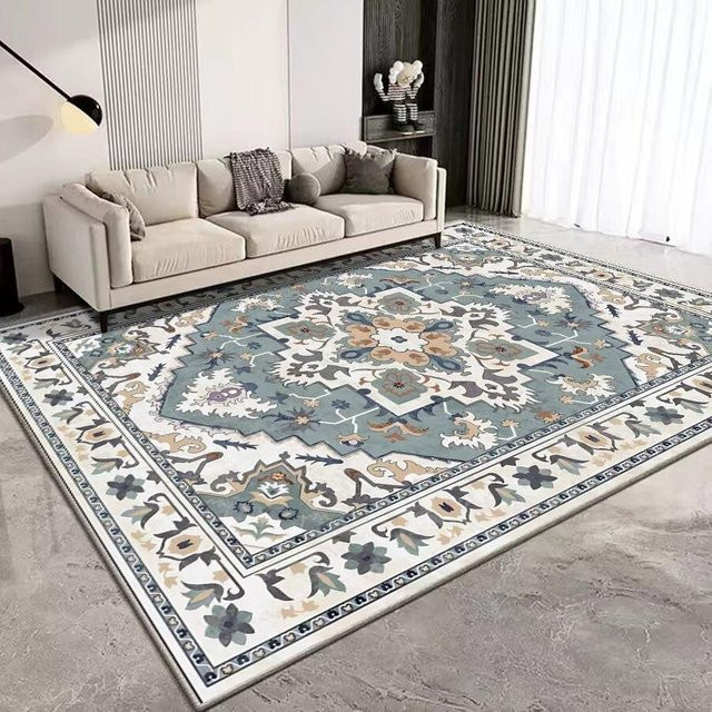 Persischer Retro Teppich im Boho-Design von JGJG, mehrfarbig, maschinengefertigt, B/T: 200 x 300 cm - Bild 1