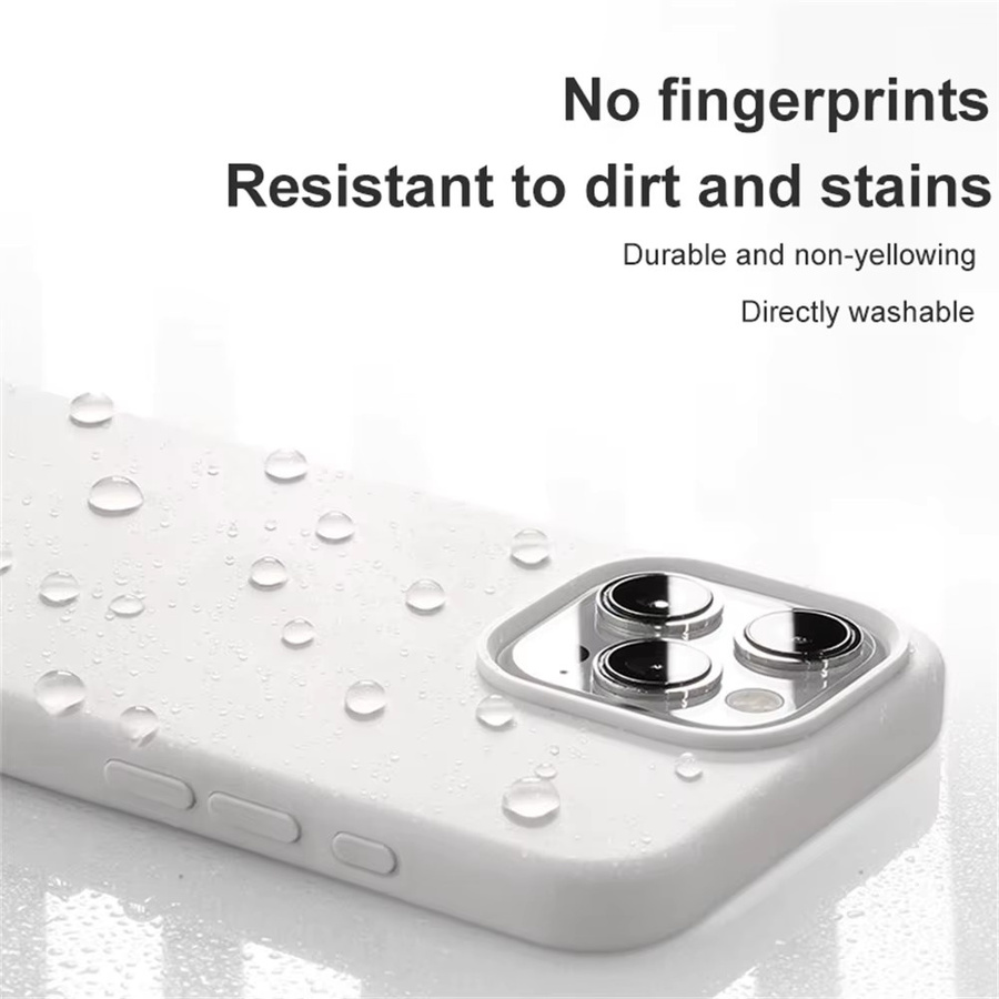 MagSafe Silikon Handyhülle für Apple iPhone 17 16 15 14 13 Pro Max, magnetische kabellose Ladehülle in Transparent, Purple und White - Bild 2