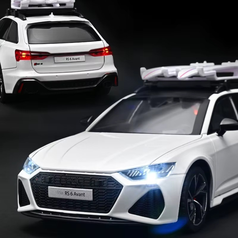 WELLY RS6 AVANT Spielzeugauto-Modell, 1:24, mit Sound und Licht, Legierung Druckguss-Modellfahrzeug - Bild 2