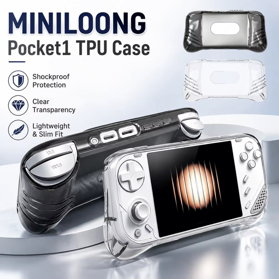 MINILOONG Transparente Schutzhülle für Pocket 1 Handheld-Spielkonsole - Bild 2