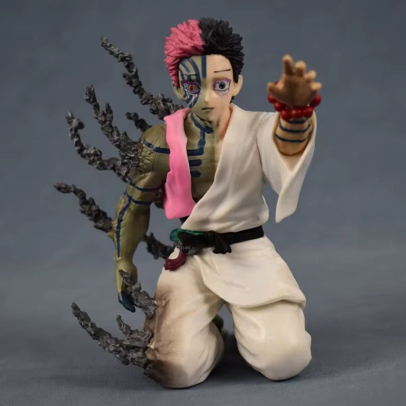 Bandai Anime Figur Akaza Hakuji aus Dämon Slayer als PVC Desktop Ornament, Höhe: 17 cm, Multicolor - Bild 3
