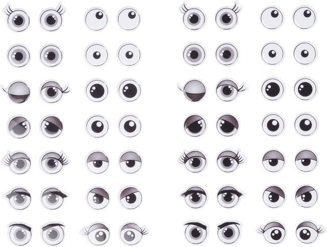 3D Sticker Augen - Bild 1