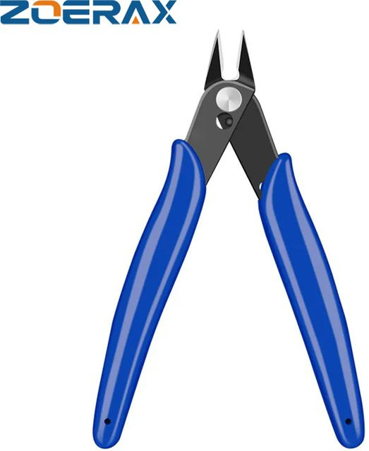 ZoeRax Seitenschneider in Industriequalität als Mini-Präzisions-Diagonalzange in Blau - Bild 1