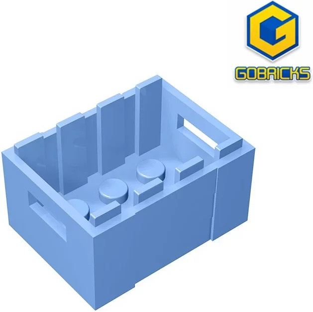 Gobricks GDS-1305 Behälter, Kiste mit Handgriffen - Bild 1
