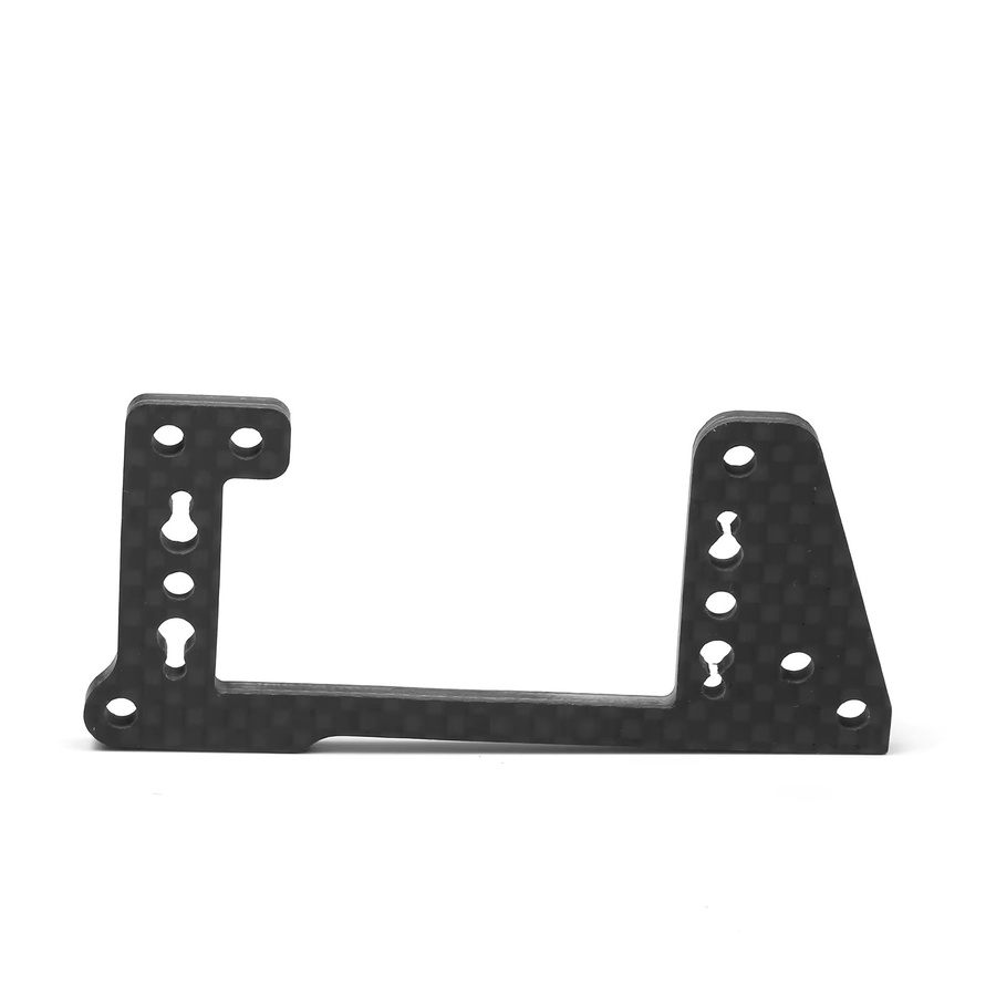 Kyosho Servohalterungsplatte, Kohlefaser, Schwarz, Zubehör - Bild 2