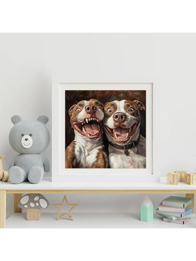 Evershine 5D-Diamantgemälde Hund Tiermuster zum Selbermachen für Erwachsene in Multicolour - Bild 3