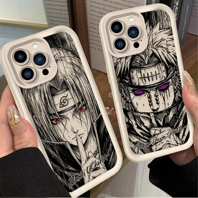 Bandai Anime Handyhülle Naruto Akatsuki Uchiha Itachi Pain für Google Pixel 10 9 8 7 Pro XL Weiche TPU Rückseite - Bild 1