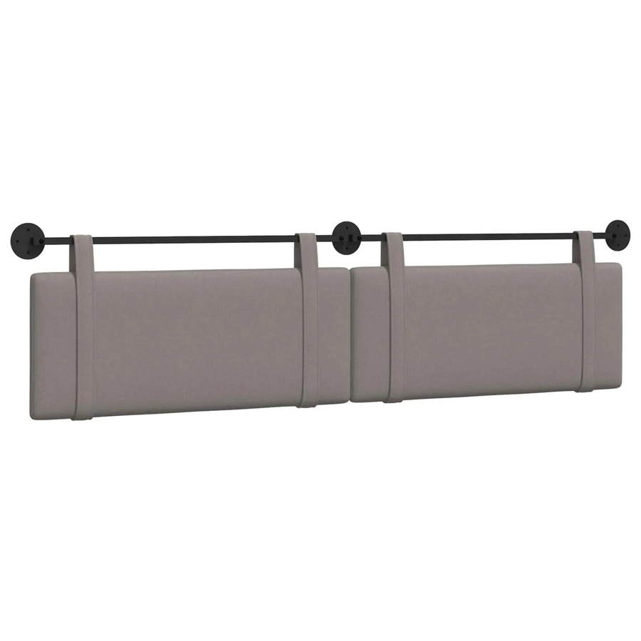 vidaXL Wandmontierte Hängevorderseite in Taupe, B/H/T: 210 x 55 x 5 cm - Bild 2