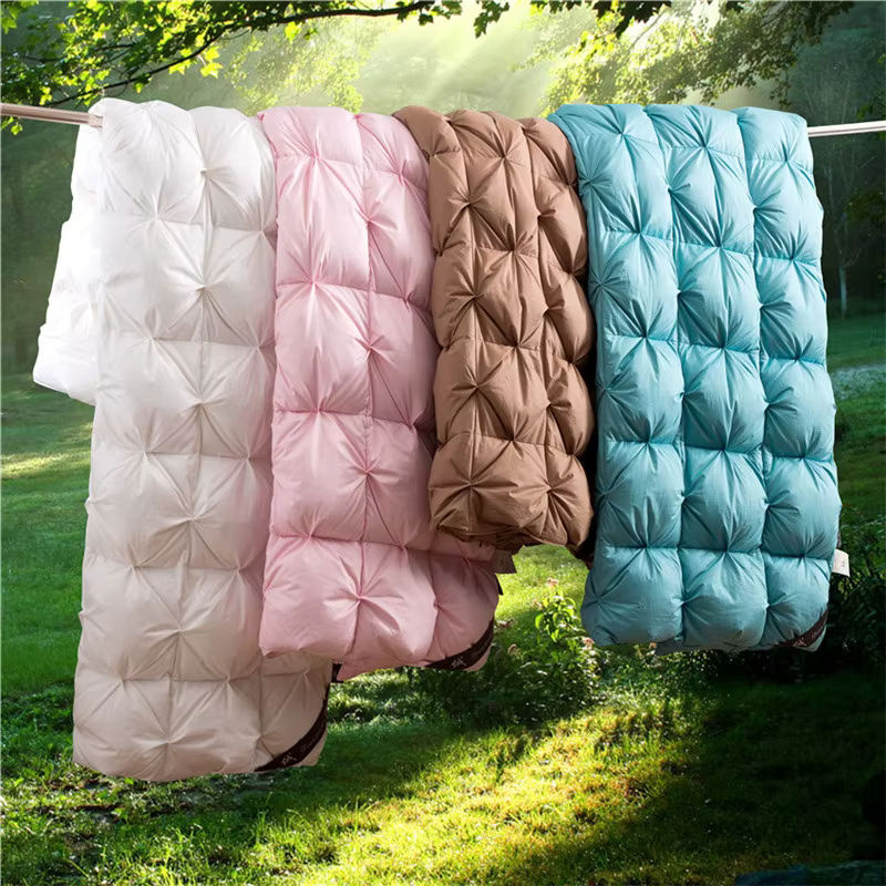 HJX and home Winterbettdecke aus 100 % Gänsedaunen in Blau, B/B: 150 x 200 cm - Bild 2