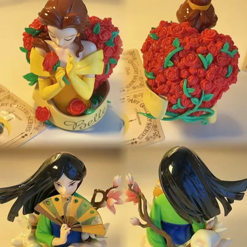 Disney Prinzessin Kunst Büste Serie von TAKARA TOMY als mehrfarbige Anime Actionfigur aus Kunstharz zur Dekoration - Bild 4