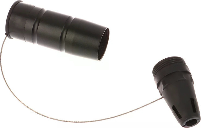 JETTING Outdoor-Staubschutzhülle für Datenkabel, wasserdichte Metallschutzhülle für Glasfaserkabel in Schwarz - Bild 1