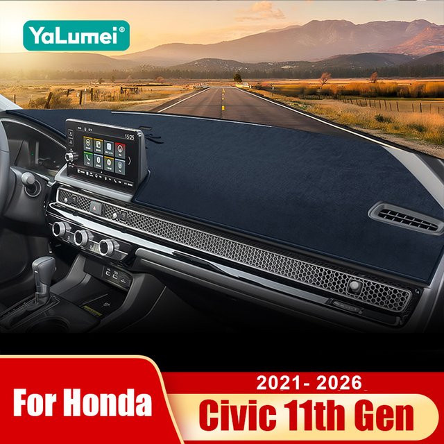 YaLumei Armaturenbrettmatte Sonnenschutz für Honda Civic 11. Generation 2021 bis 2026, rutschfeste Abdeckung als Auto-Zubehör - Bild 1