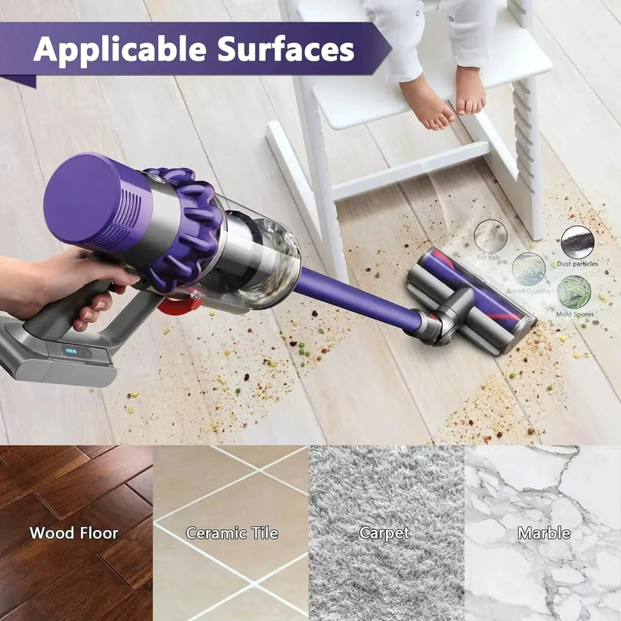Dyson elektrische Bodenbürste als Saugkopf mit Direktantrieb für V7 V8 V10 V11 V15 Modelle - Bild 2