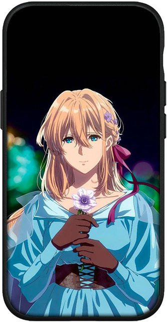 TAKARA TOMY Handyhülle Violet Evergarden für Samsung Galaxy A50, iPhone, Xiaomi und andere Modelle, Farbe: Rehbraun/Multicolor - Bild 1