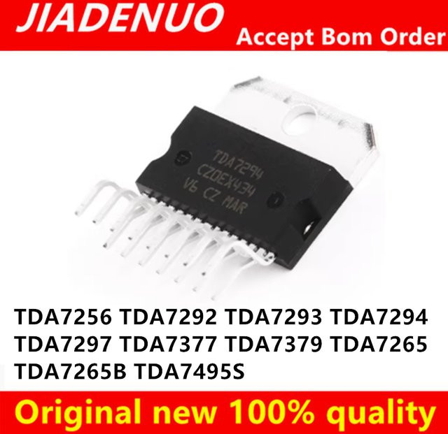 JIADENUO Chipsatz TDA7256 TDA7292 TDA7293 TDA7294 TDA7297 TDA7377 TDA7379 TDA7265 TDA7265B TDA7495S in Schwarz - Bild 1