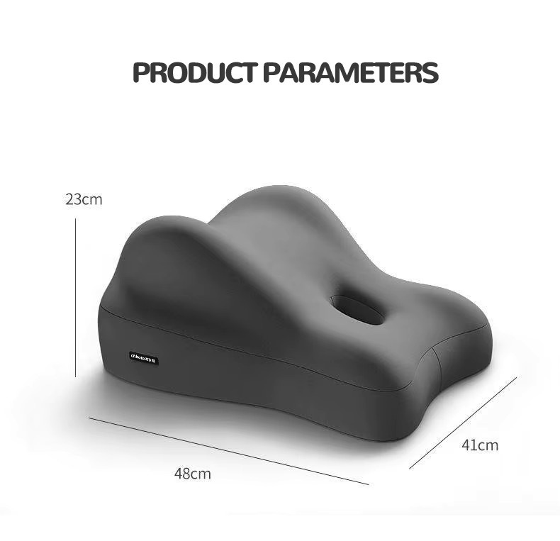 Ergonomisches Keilkissen aus Memory-Schaum von HEHUAI HT in Blau zur Linderung von Nacken- und Rückenschmerzen für Erwachsene - Bild 2