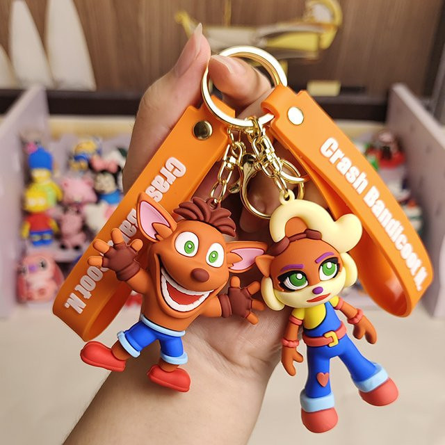 Schlüsselanhänger Crash Bandicoot, Bunt, Unisex - Bild 1