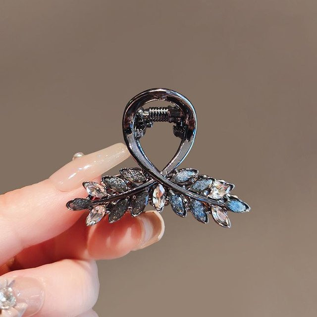 Haarspange Damen, Strass, black - Bild 1