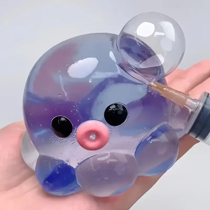 Adoowoo Squishy Bubble Pop Fidget-Spielzeug, Quetsch-Sensorikball & Oktopus-Popper - Bild 1