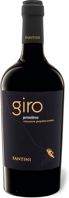 Fantini Giro Primitivo Puglia IGP Rotwein trocken vegan 2023 0,75 l - Bild 1