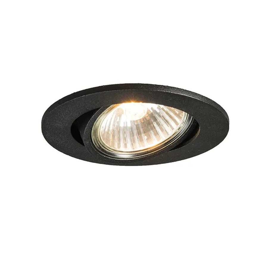 QAZQA Cisco LED Einbauspot aus Aluminium, schwarz, dimmbar und neigbar, GU10 - Bild 2