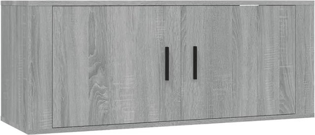 vidaXL TV-Wandschrank in Grau Sonoma, B/H/T: 100 x 34,5 x 40 cm - Bild 1