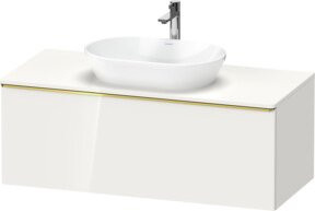 Duravit Waschtischunterschrank D-Neo, wandhängend, weiß glänzend, B: 120 cm, T: 55 cm, H: 45,9 cm - Bild 1