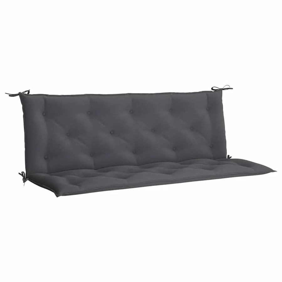 vidaXL Gartenbank-Auflage aus wasserabweisendem Oxford-Gewebe in Anthrazit, B/T/H: 150 x 50 x 7 cm - Bild 2
