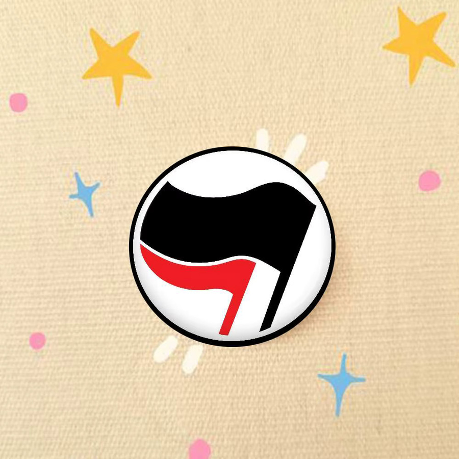 Kayou Antifaschistische Aktion Anime Foto-Broschen Runde Anstecknadeln aus Metall - Bild 5