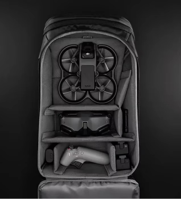 DJI Brillen-Tragetasche in Schwarz, multifunktionale Aufbewahrungstasche kompatibel mit Avata 2, Avata und Air 2S FPV-Drohnen - Bild 2