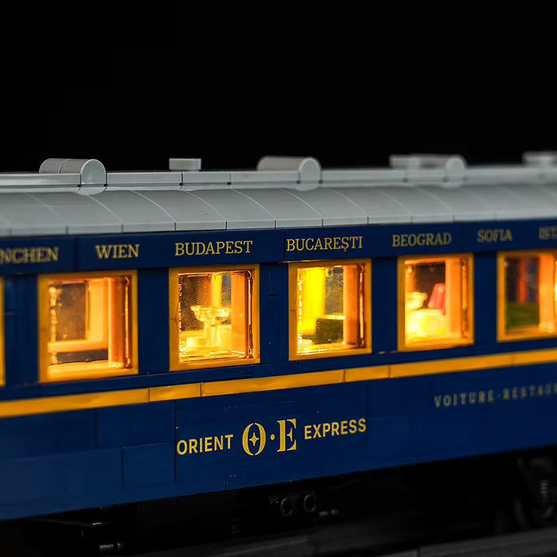 Lazishi Orient Express Zug Bausteine, LED-Licht, Beleuchtungszubehör - Bild 3