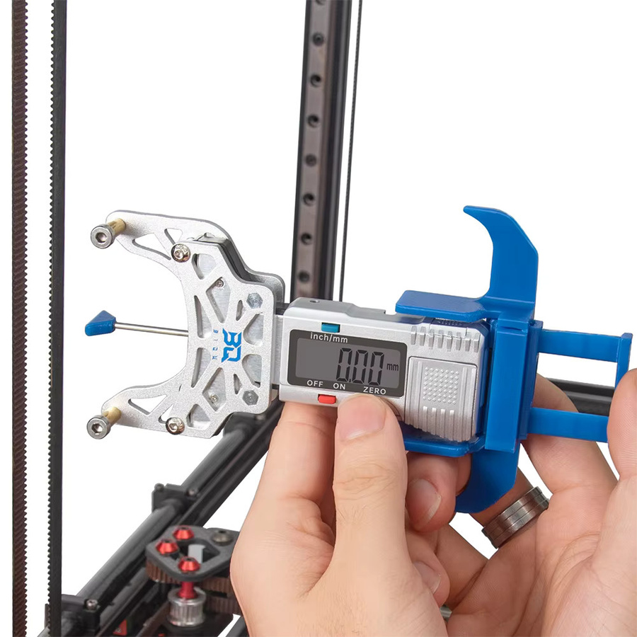 BIGTREETECH Belter Hochpräzises Riemenspannungswerkzeug mit digitalem Display in Silber für Voron V2.4 3D-Drucker - Bild 2