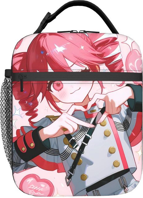 Kasane Teto Lunchtasche von Fancy Style Studio, Thermische Brotdose aus Oxford-Stoff mit Reißverschluss, Mehrfarbig - Bild 1