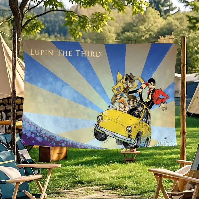 Potdemiel Campingflagge Adventure Story L-Lupin in Multicolor - Bild 1