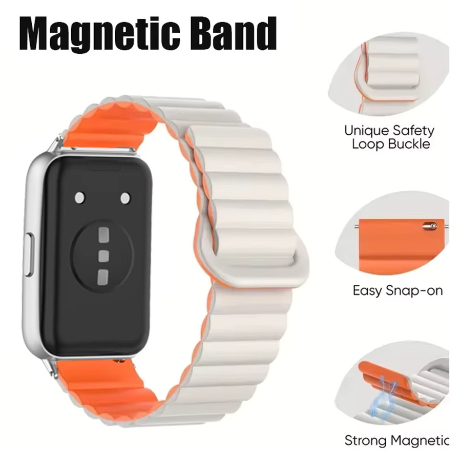 Huawei Uhrenarmband Silikon, Schwarz, Unisex - Bild 2