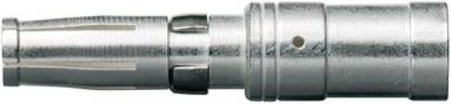 Weidmüller Crimpkontakt HDC-C-M3-BM10.0AG aus Messing in Silber, 100 Stück - Bild 1