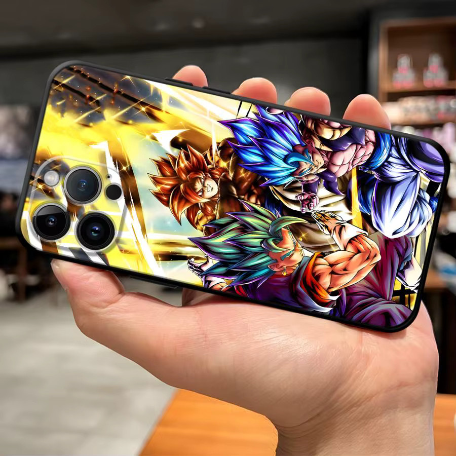 Handyhülle Dragon Ball Vegeta für iPhone Modelle in Schwarz und Multicolour - Bild 2