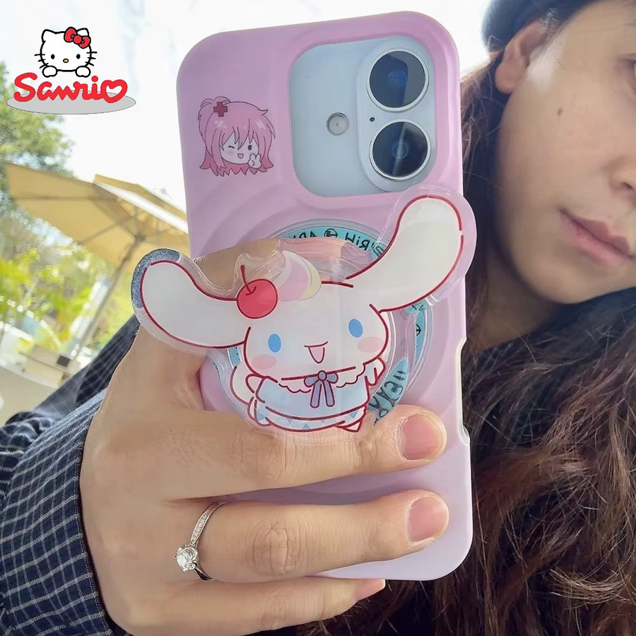 Sanrio Cartoon Magnethalter für Samsung S26, faltbare Handyhalterung in Multicolour - Bild 4