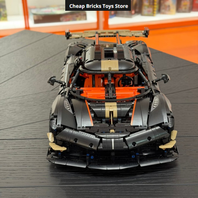 Hot Toys V8 Rennwagen Supersportwagen Hypercar, Spielzeug-Bausteine, 4104 Teile, 18+ - Bild 1