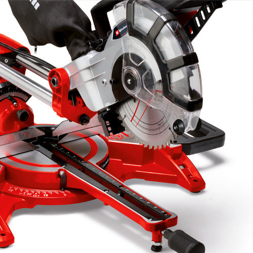 Einhell Zug-Kapp- und Gehrungssäge TC-SM 2131/1 Dual, Schwarz, 1800 W, Sägeblatt-Durchmesser: 210 mm - Bild 3