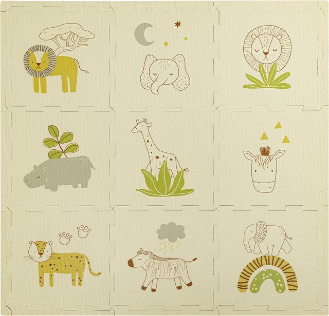 Hakuna Puzzlematte Safari Tiere, Schaumstoff, ab 0 Jahren - Bild 1